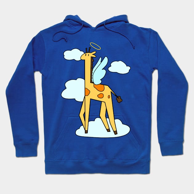 Angel Cloud Giraffe Hoodie by saradaboru